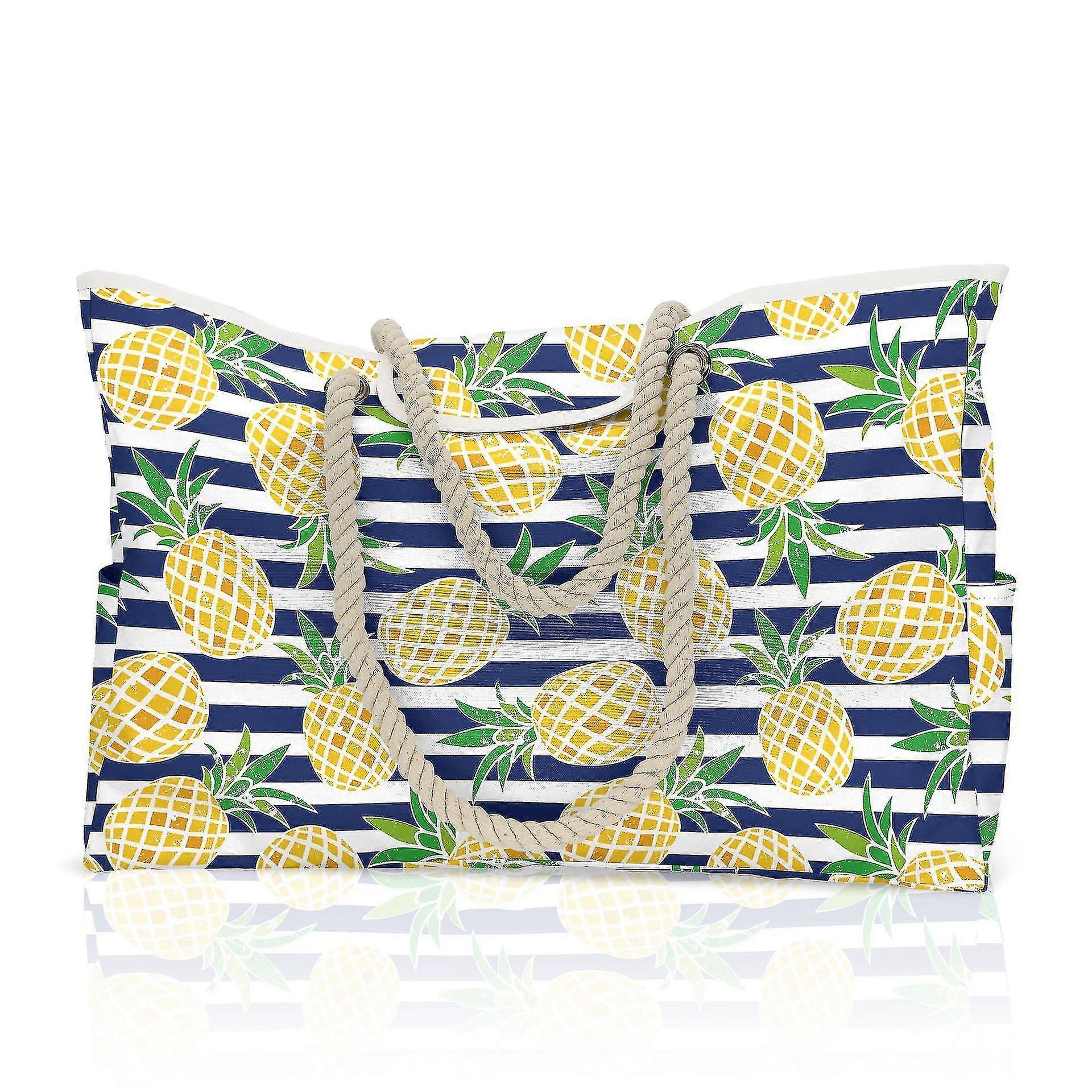 תיקי חוף גדולים 100% עמיד למים נגד גניבה תיק כתף מגנטי עם כיס פנימי A