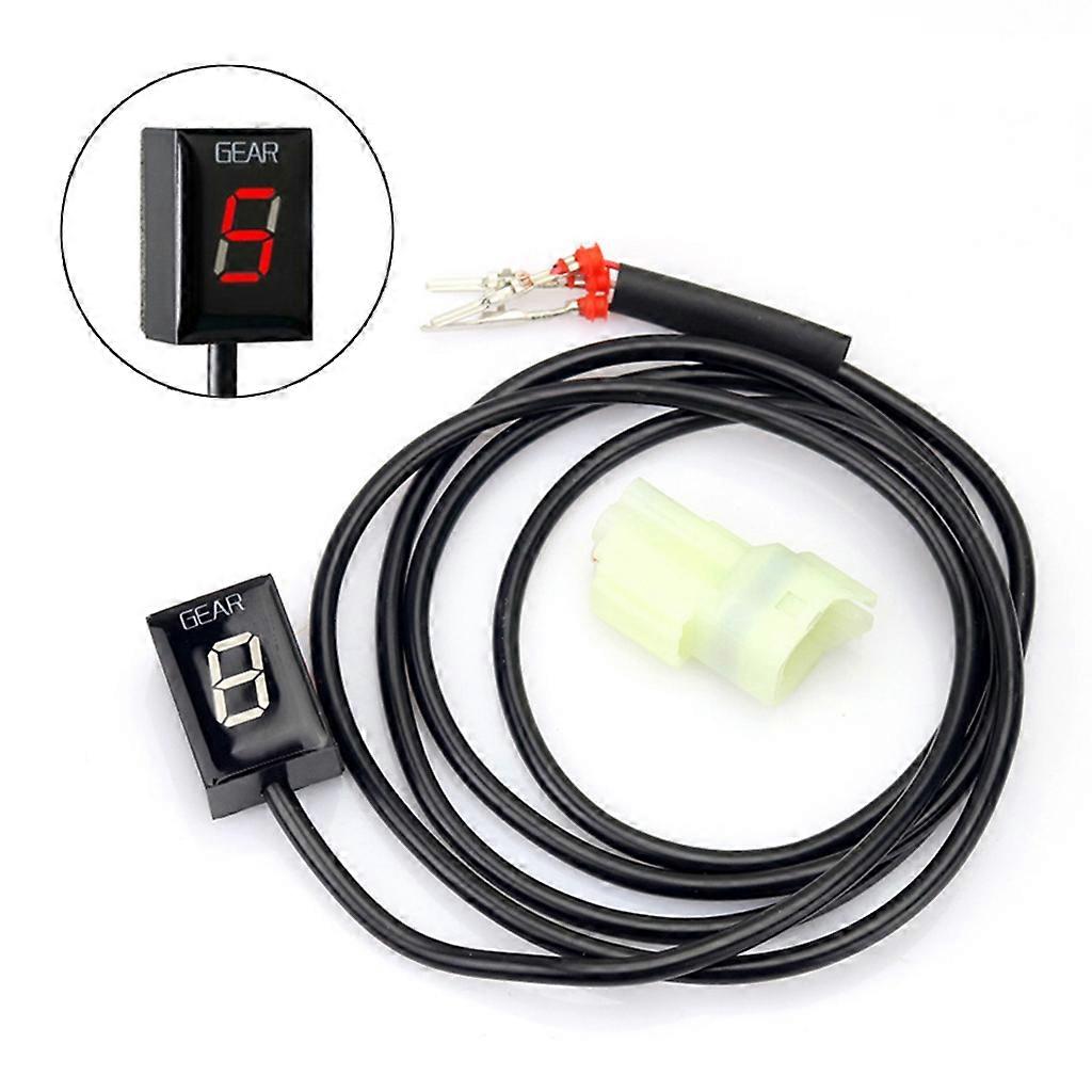 LCD Speed Display Screen Universal Gear Indicator Motorcycle Accessories