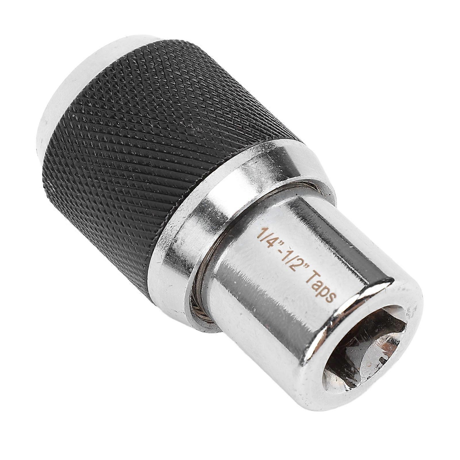 Tap Socket 1/4‑1/2in 3/8in Square Drive Adjustable Tap Socket for M8 to M12 Taps Reamers Screw Extractors 