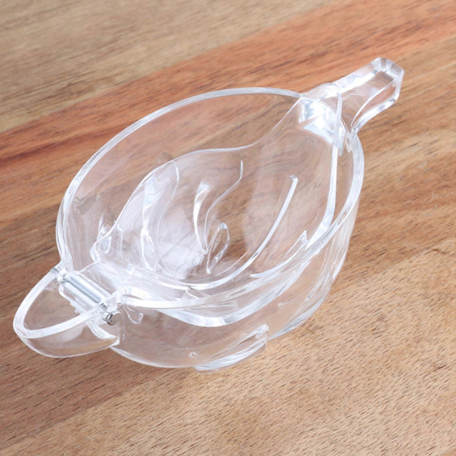 Acrylic Manual Lemon Squeezer - Easy to Use Kitchen Gadget for Fresh Lemonade - Ergonomic Ship Shape - Easy to Clean