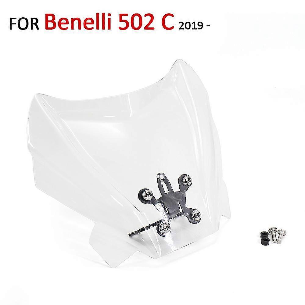 New Motorcycle Front Windscreen Windshield Screen Wind Shield Deflector Protector For Benelli 502 C 502c 502c 2019 - 2020 2021