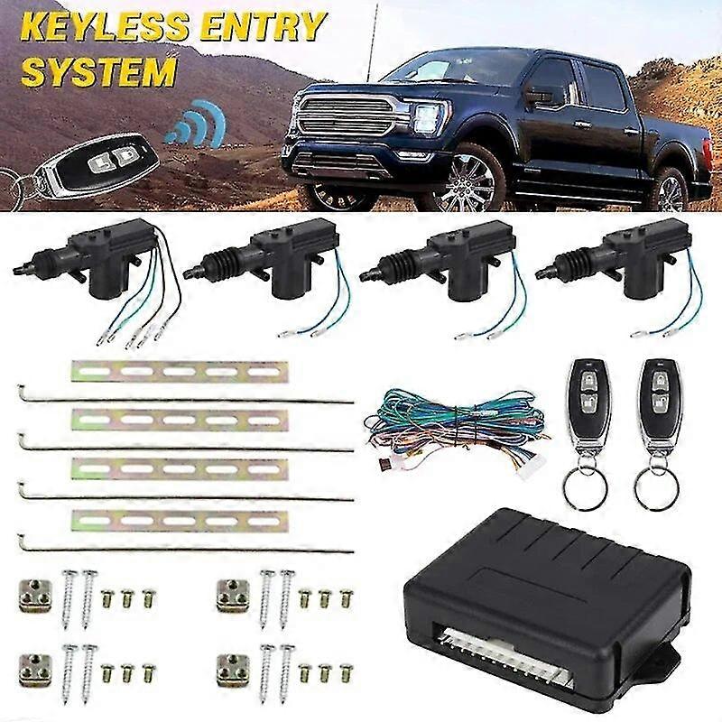 12V Universal Car Anti-theft Remote Central Kit Keyless Entry Security System