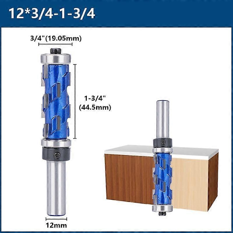 Milling Cutter 12mm 12 Shank Flush Trim End Mill Solid Carbide Spiral Double Bearing CNC Router Bit For Wood