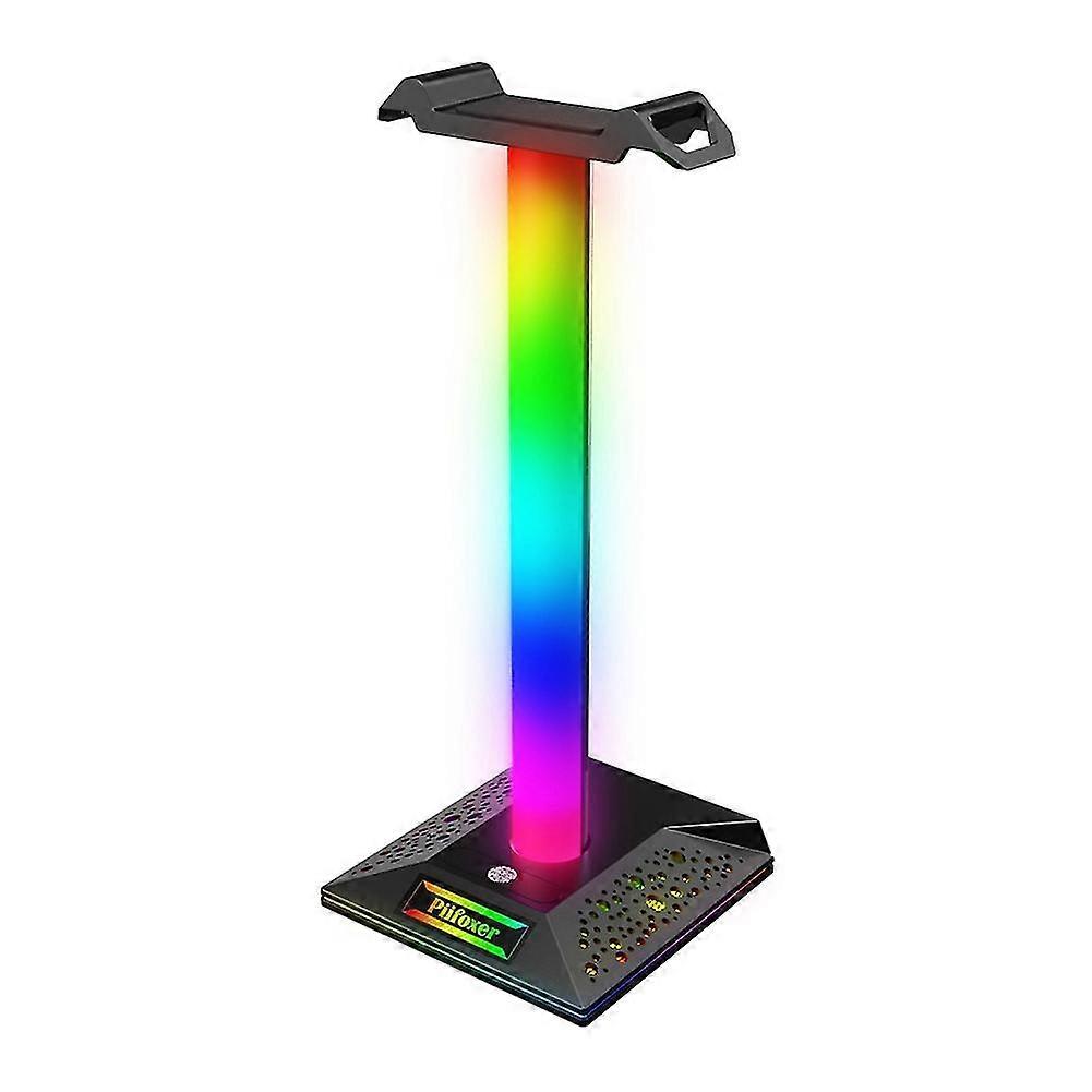 Rgb Oyun Kulaklık Standı Çift Usb Bağlantı Noktası Dokunmatik Kontrol Şeridi
