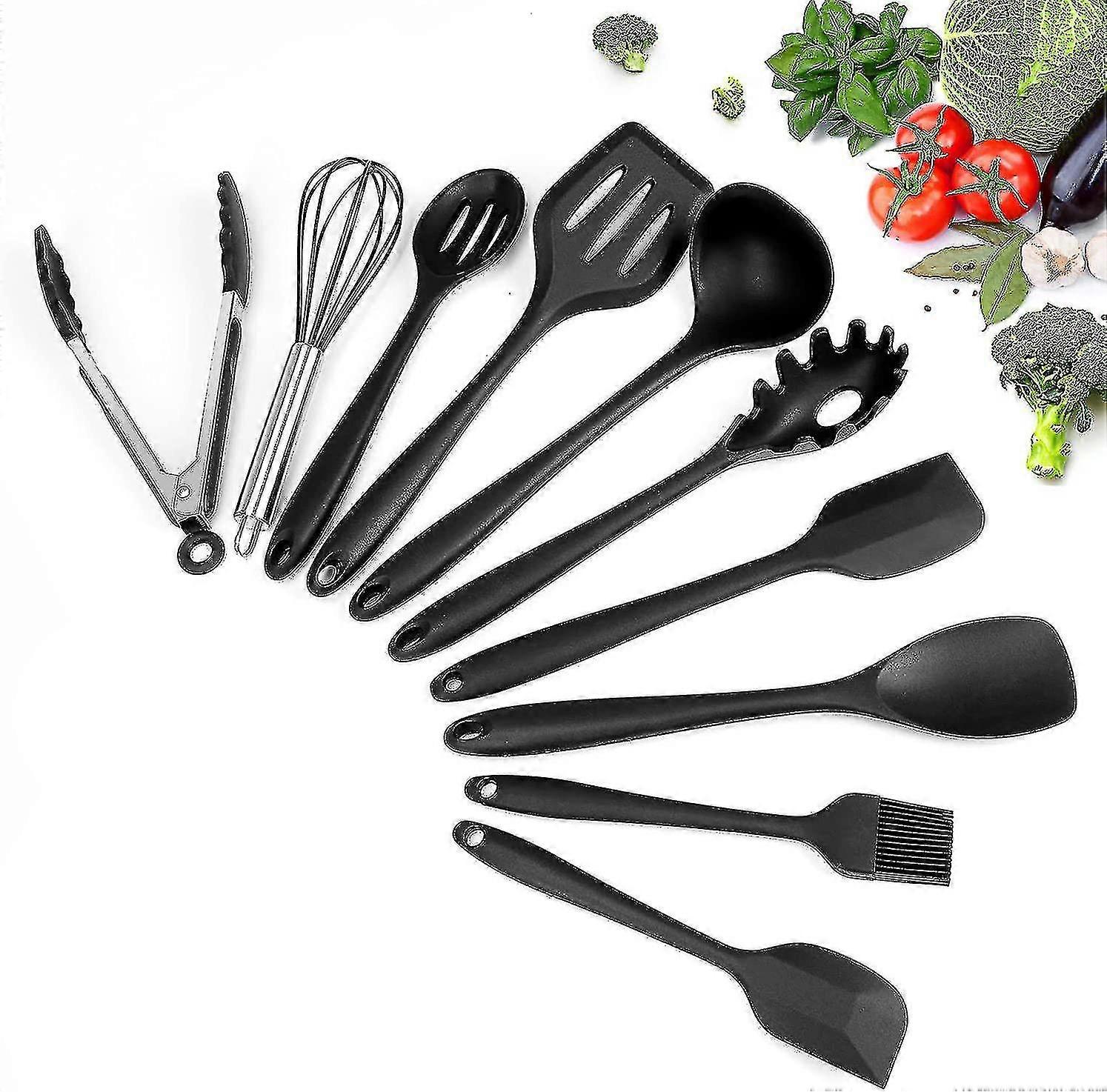 Kitchen Tools Set Silicone 10-piece Non-stick Kitchen Utensils Set