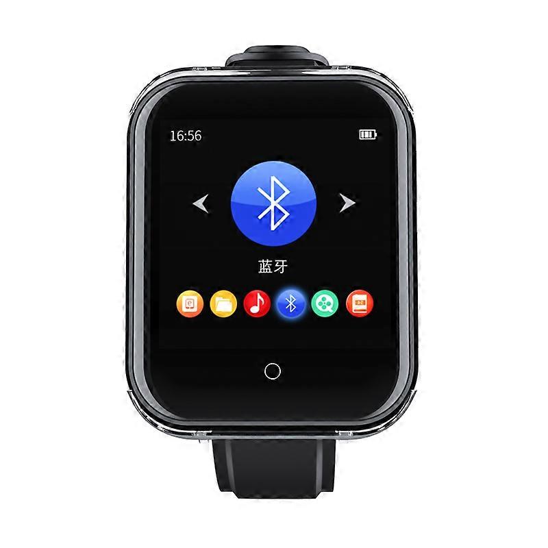 RUIZU M8 Mini HiFi 8GB MP3 Audio Player with Detachable Strap Black
