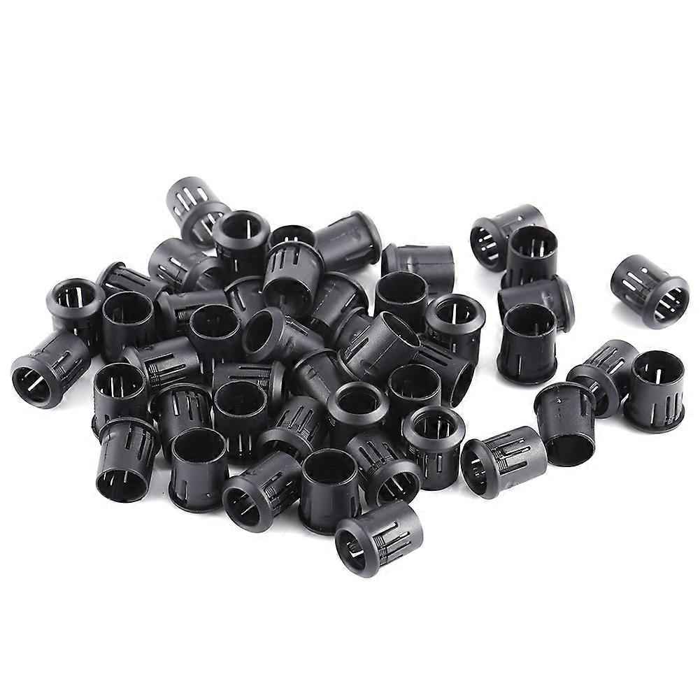 LED 50Pcs Lamp Socket Diode Holder Nylon Black Clip Bezel Mount Useful