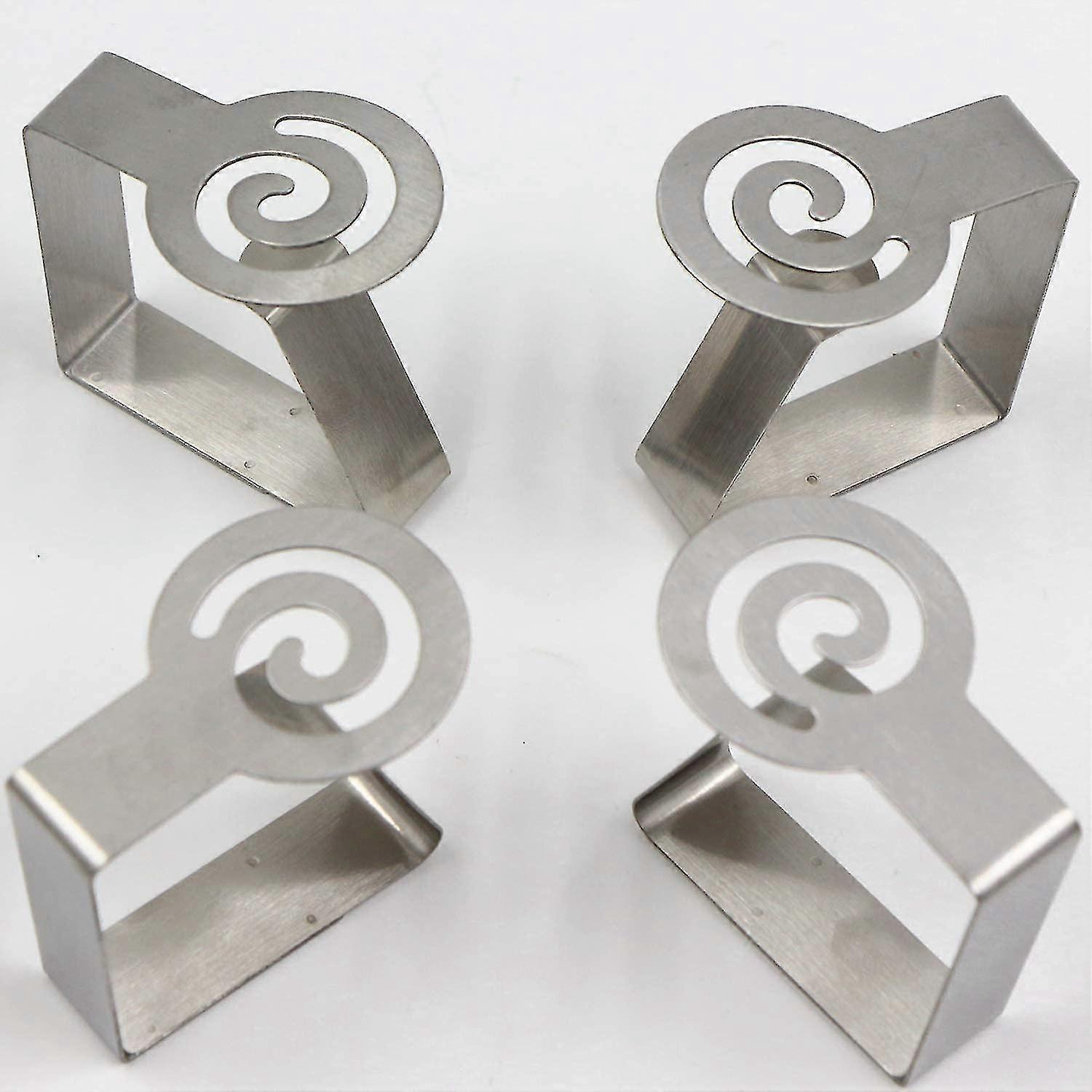 4pcs Stainless Steel Tablecloth Weights Tablecloth Clip