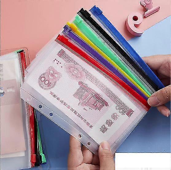Zipper Pouch A6 Hole Izer Loose-leaf Replacement File Pocket