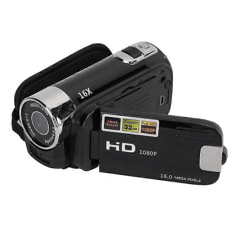 16MP מצלמת וידאו דיגיטלית 1080p Full HD DV מצלמת וידאו מצלמת וידאו דיגיטלית מסך סיבוב מעלות 16x זום לילה