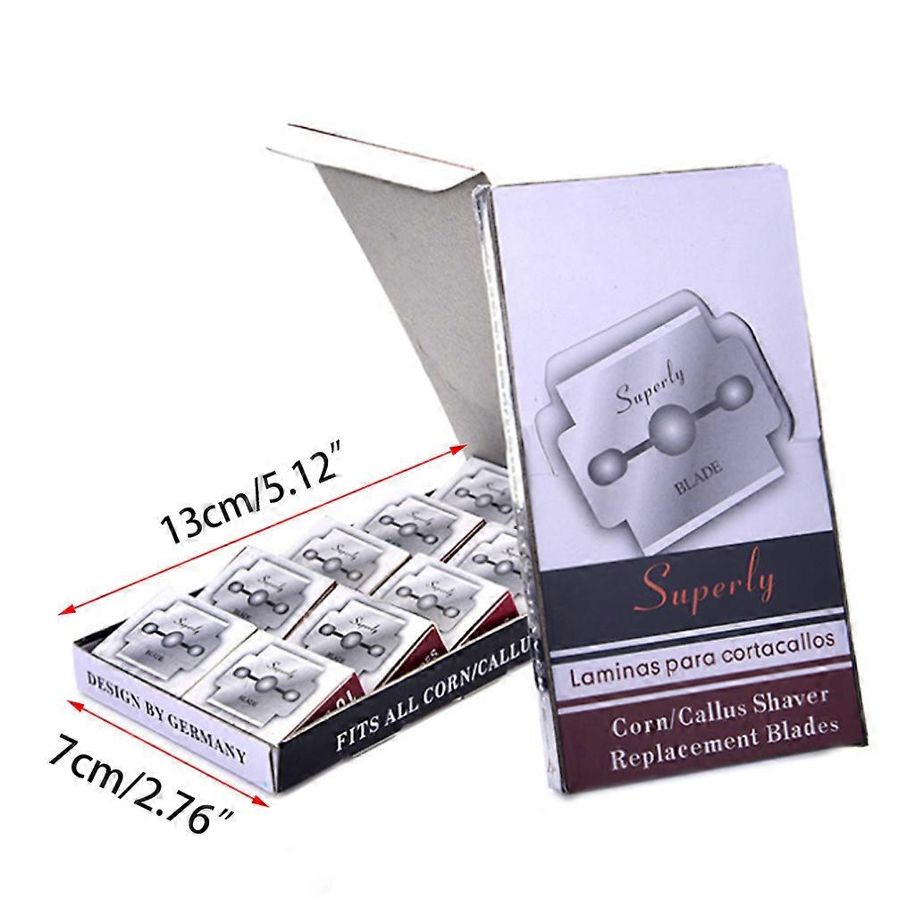 Feet Care Pedicure Machine Handheld Corn Remover Replacement Blades 100Pcs/Box