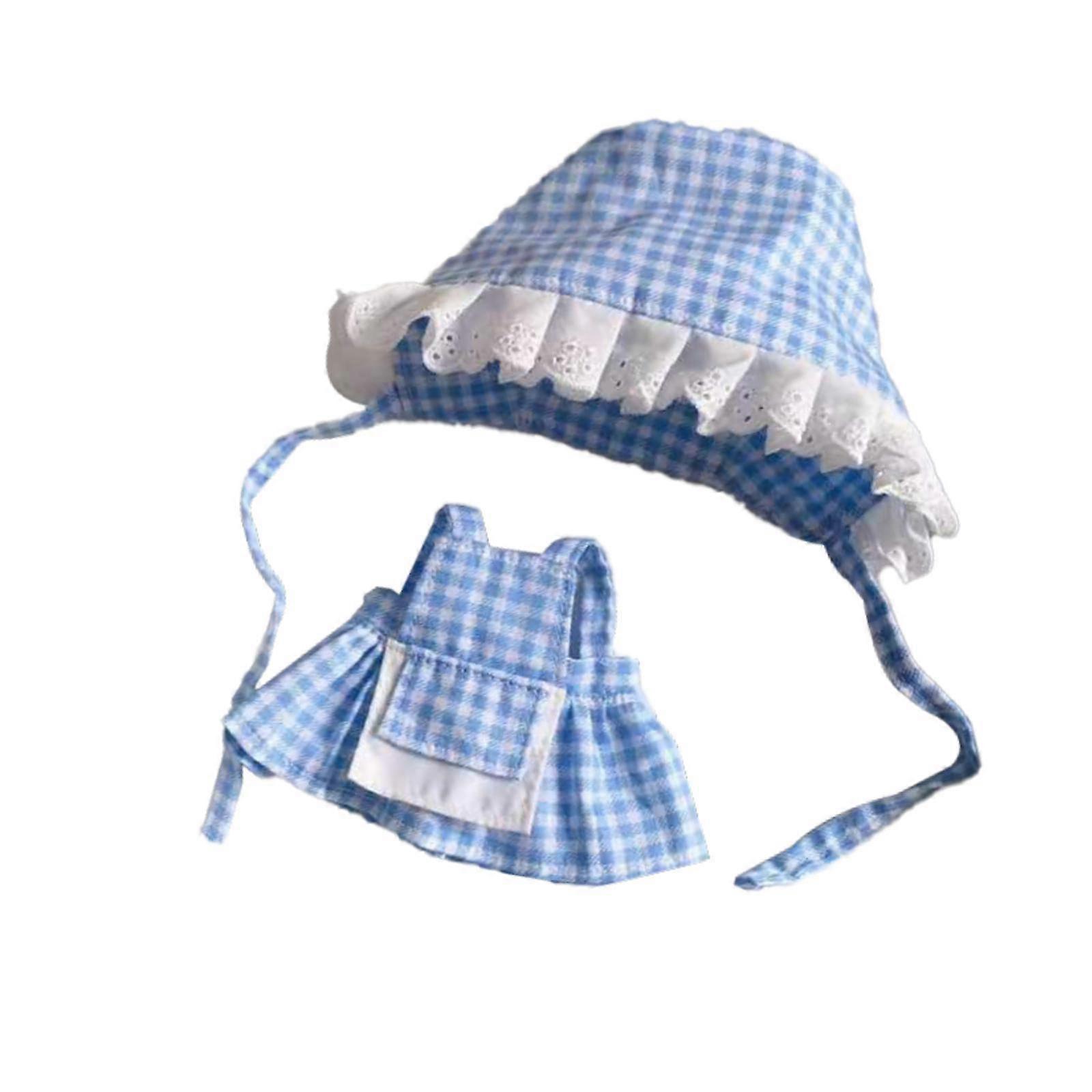 Dockkläder DIY Flicka Dockkläder för Flickor Gåva 17cm/6.69inch Hängande Docka Gul