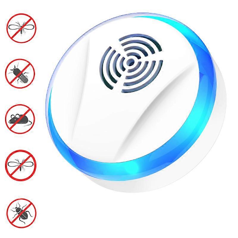 2PCS Electronic Ultrasonic Pest Repeller Anti Rat Mouse Bug Mosquito Flea