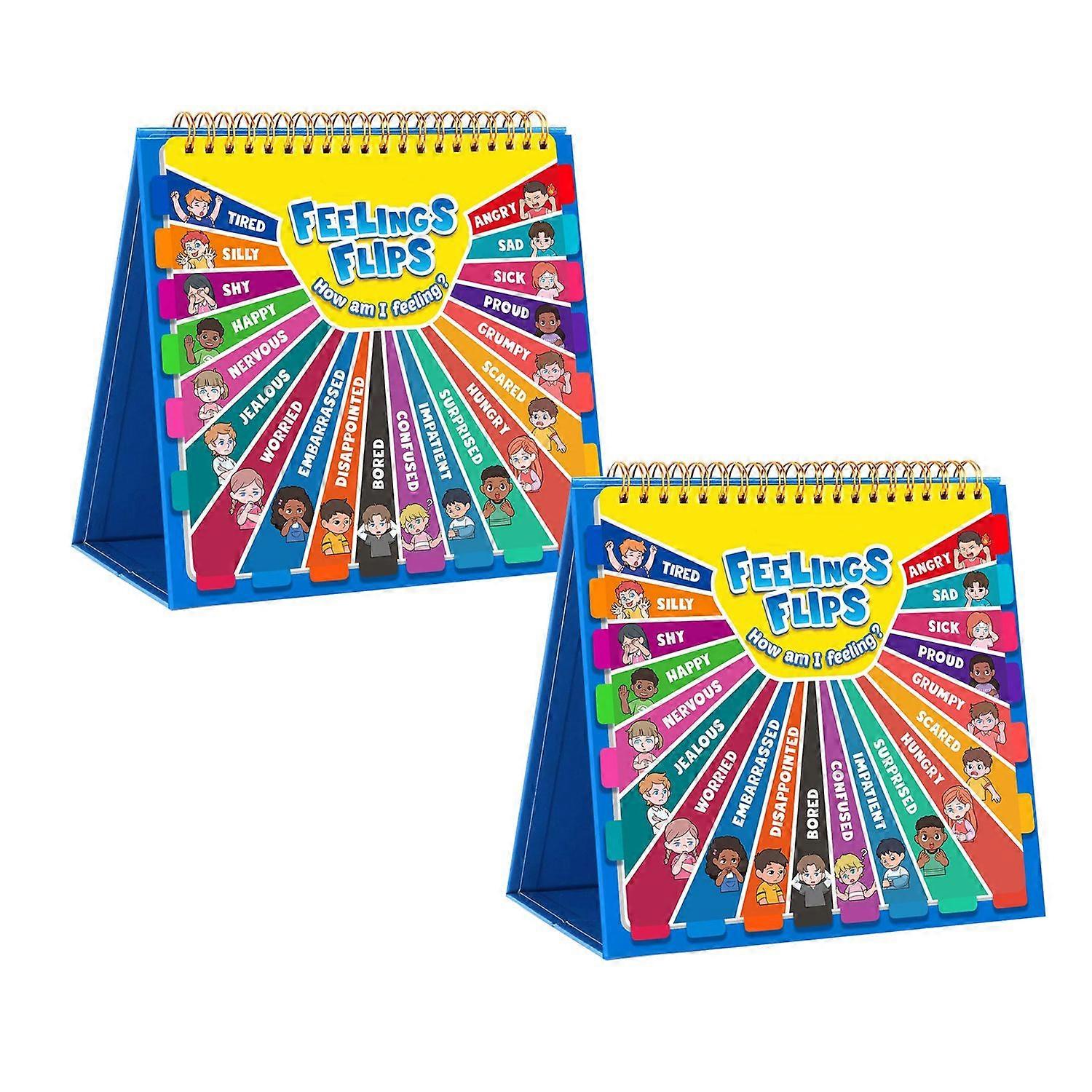 Kids Social Emotions Book 10 Scenes to Analyze Feelings 20 Different Emotions Learning Book Emotion