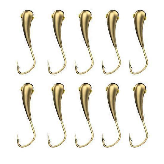 10Pcs Fishing Hooks High Strength Rust-proof Corrosion Resistant Compact Strong Penetrating Reusable Portable