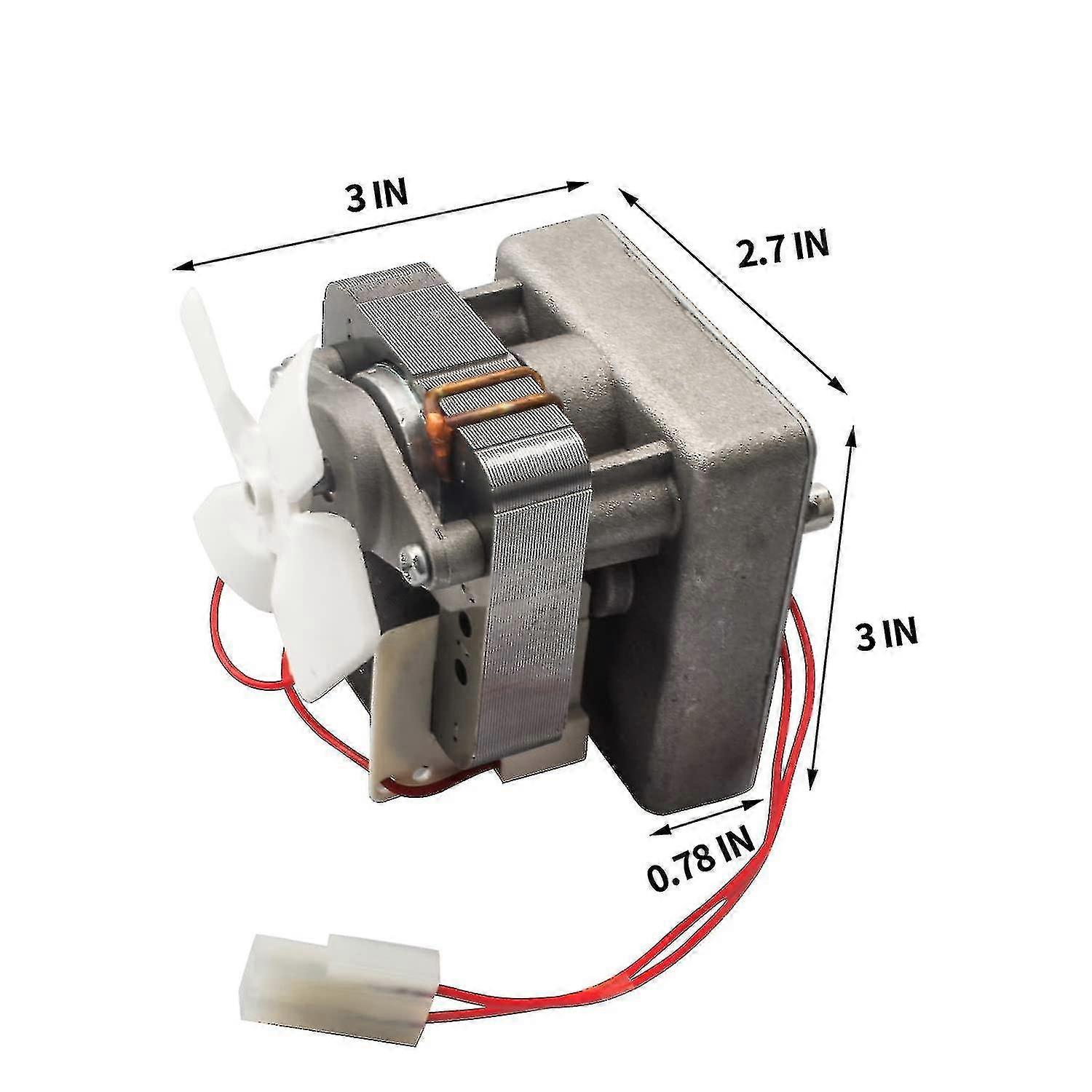 Indextent 2,0 U/min Universal-Schneckenmotor Für Traeger, Pit Boss, Camp Chef Pelletgrills – 110 V, 60 Hz, 2-polig