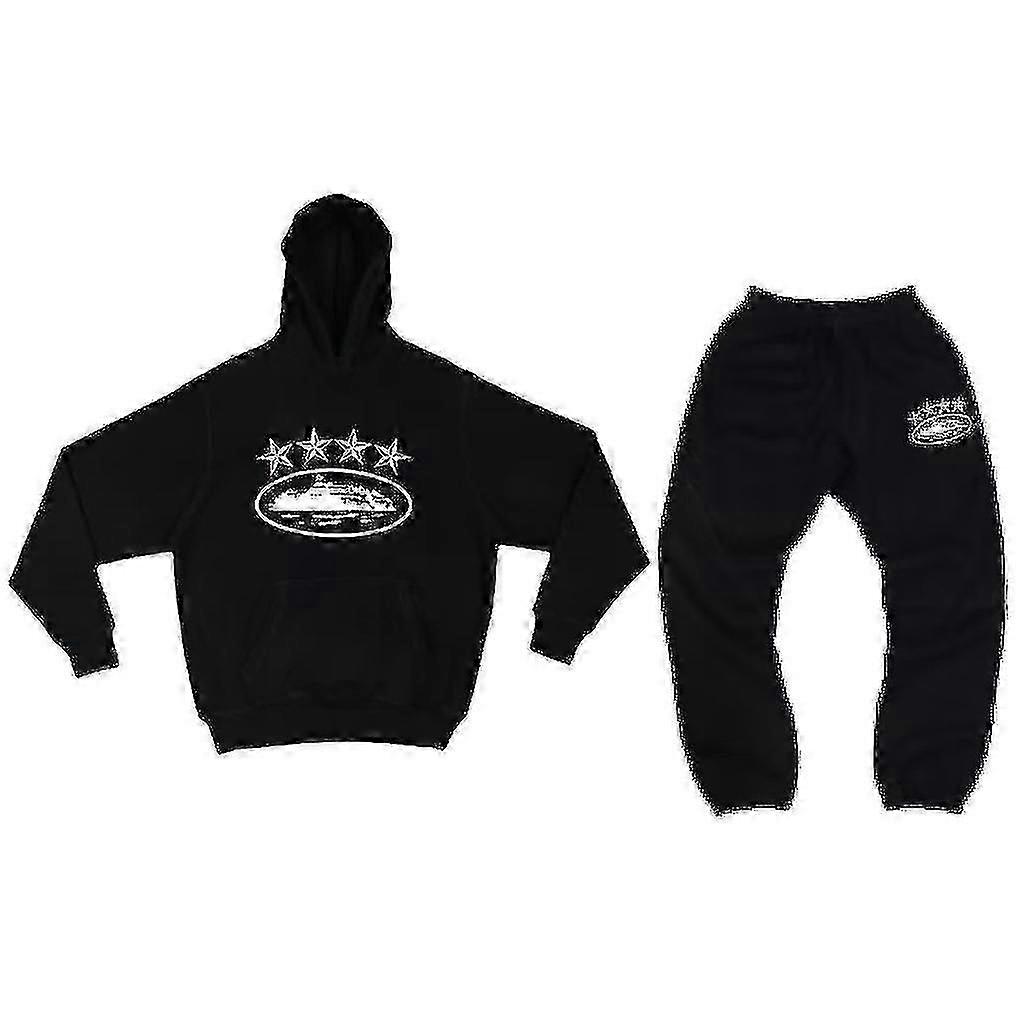 Corteiz Y2k joggedrakt for menn, 2-delt høst lettvekt Tracksuit_x67