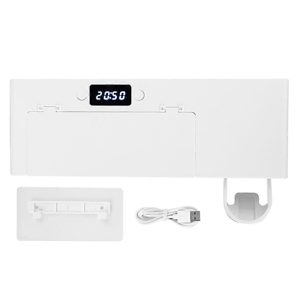 White C3 Toothbrush Rack Cleaning Rack Stand Toothpaste Holder Bathroom Accessories