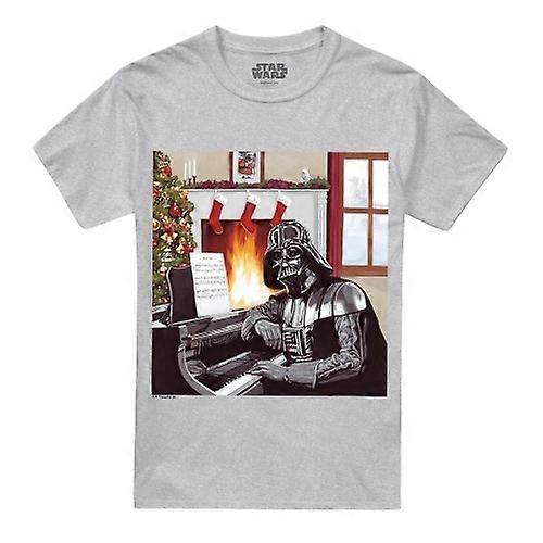 Star Wars Mens Darth Vader Piano T-Shirt