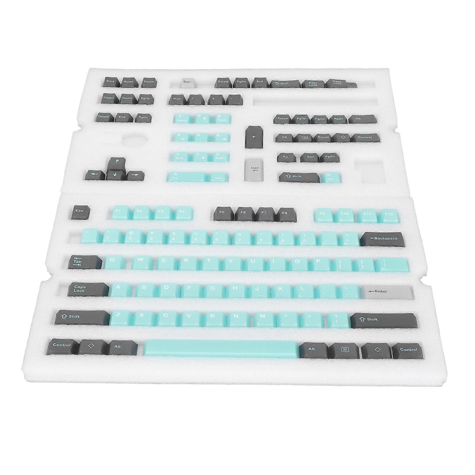 Mechanical Keyboard Keycap Universal 126 Keys English Cherry Height PBT Mechanical Keyboard Keycap Decoration