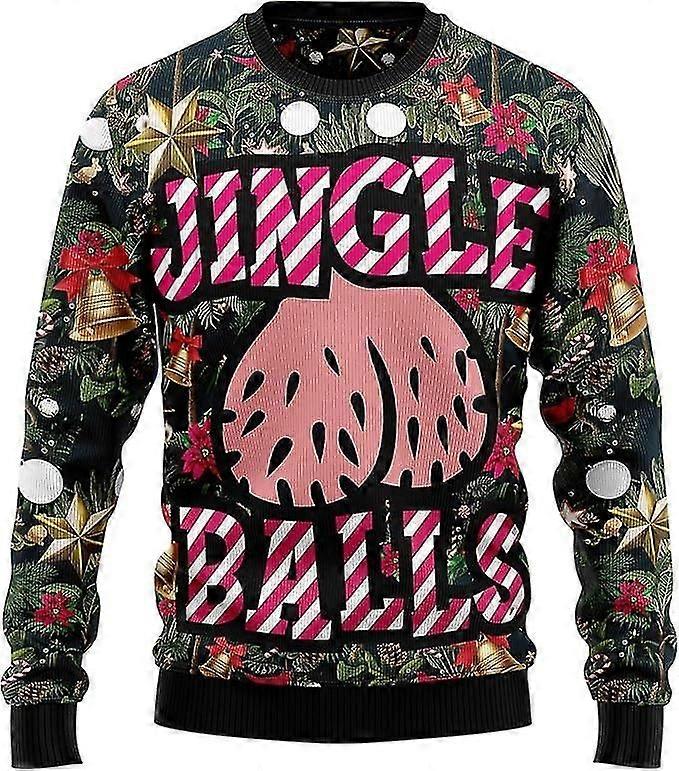 Pánský ošklivý vánoční svetr 3D mikina a top