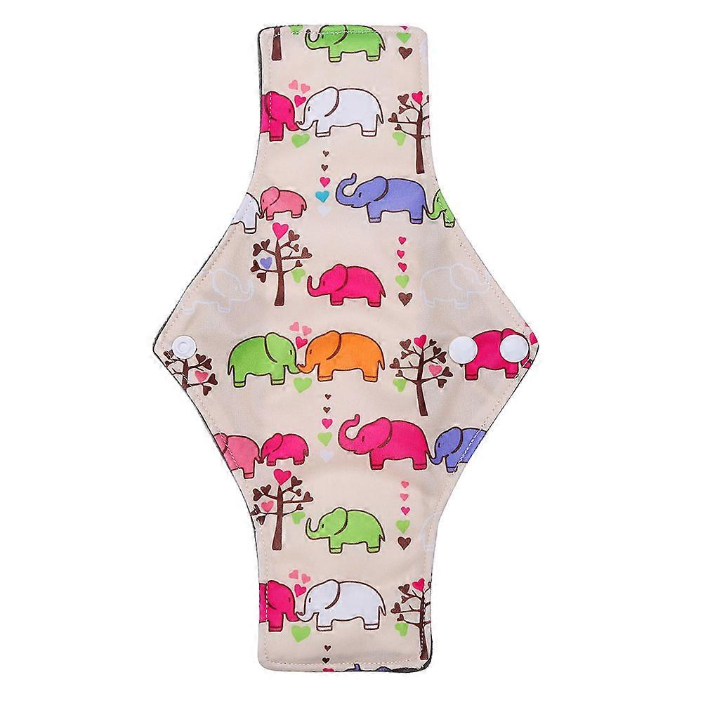 1PC Paño de carbón de bambú lavable menstrual Mama Pad Menstrual (N5)