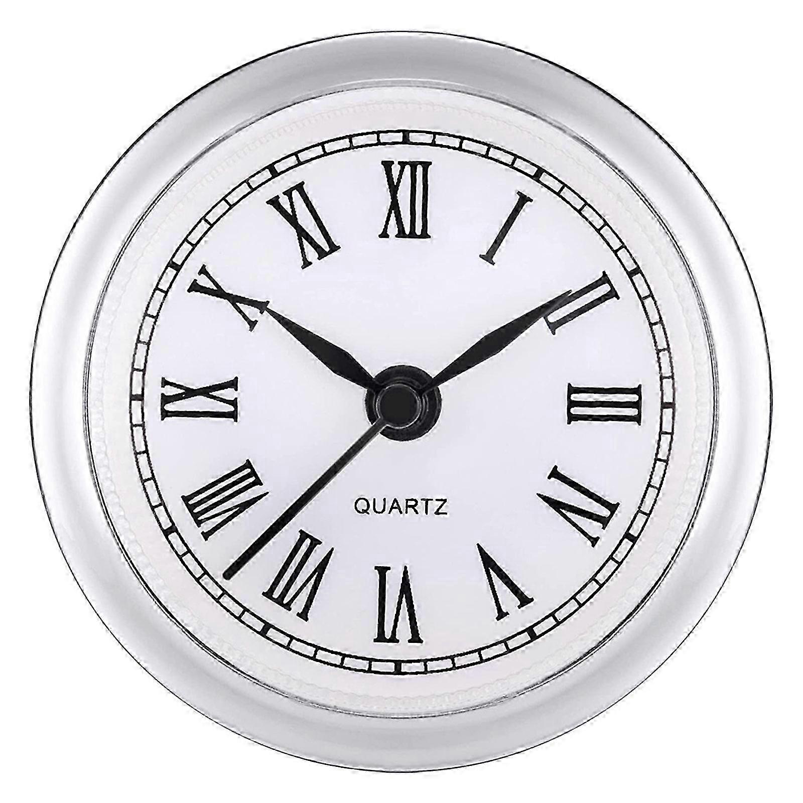 Mini Clock Insert 2.4 Inch 61mm Round Quartz Clock Fit-up Movement Miniature