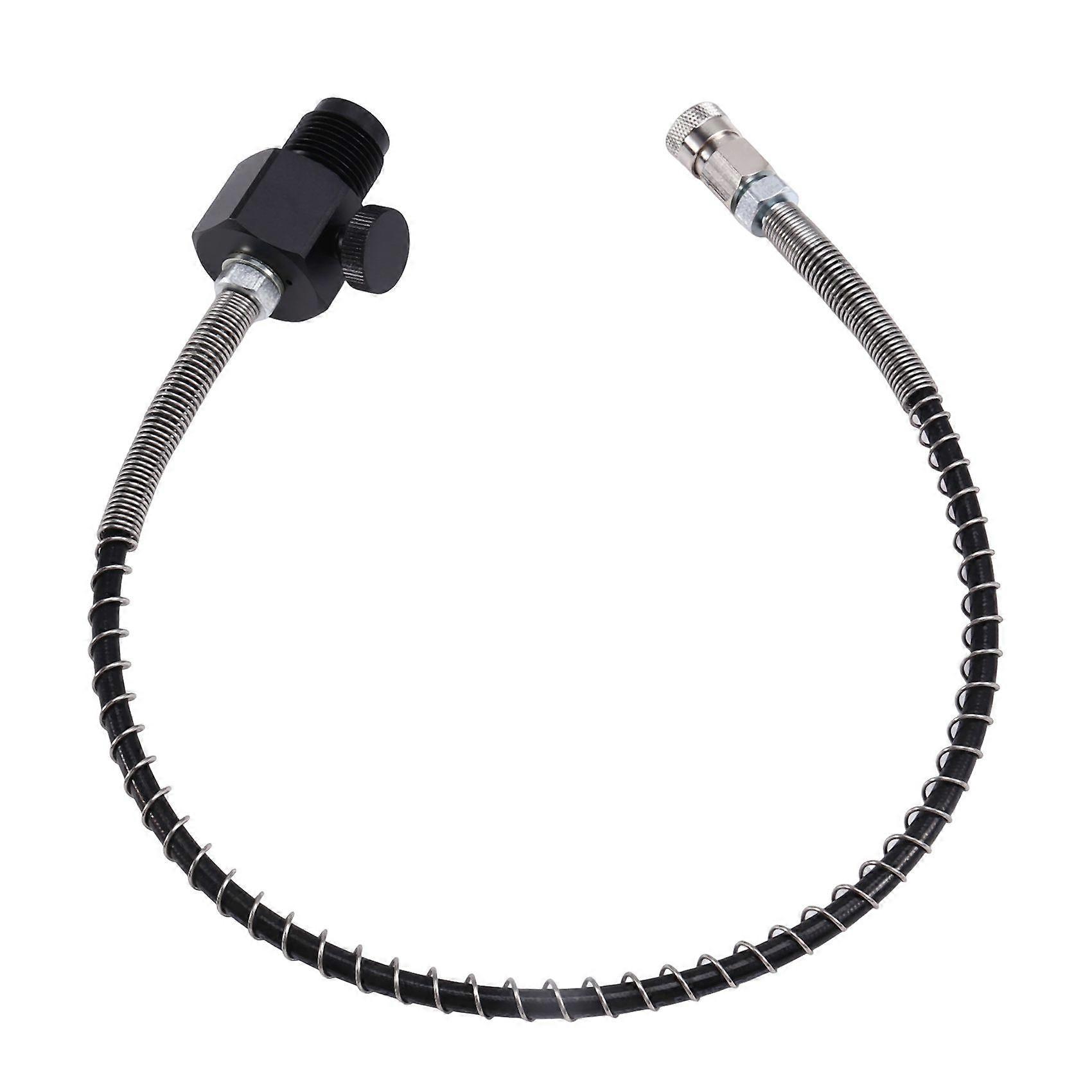 Diving Fiber Bottle Large to Small Inflatable Connector G5/8 Threaded Connector 8mm Quick Connector with Spring Tube