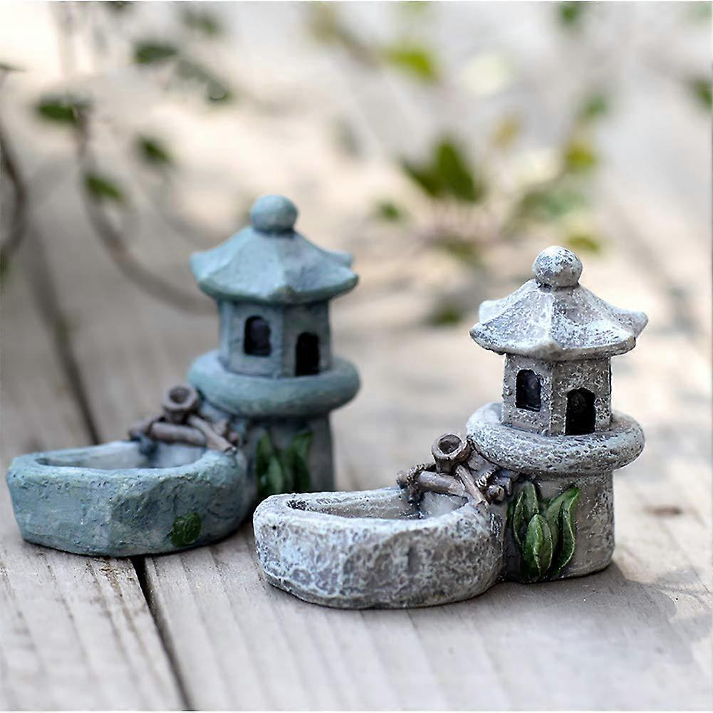 4-piece vintage pond decoration ornaments