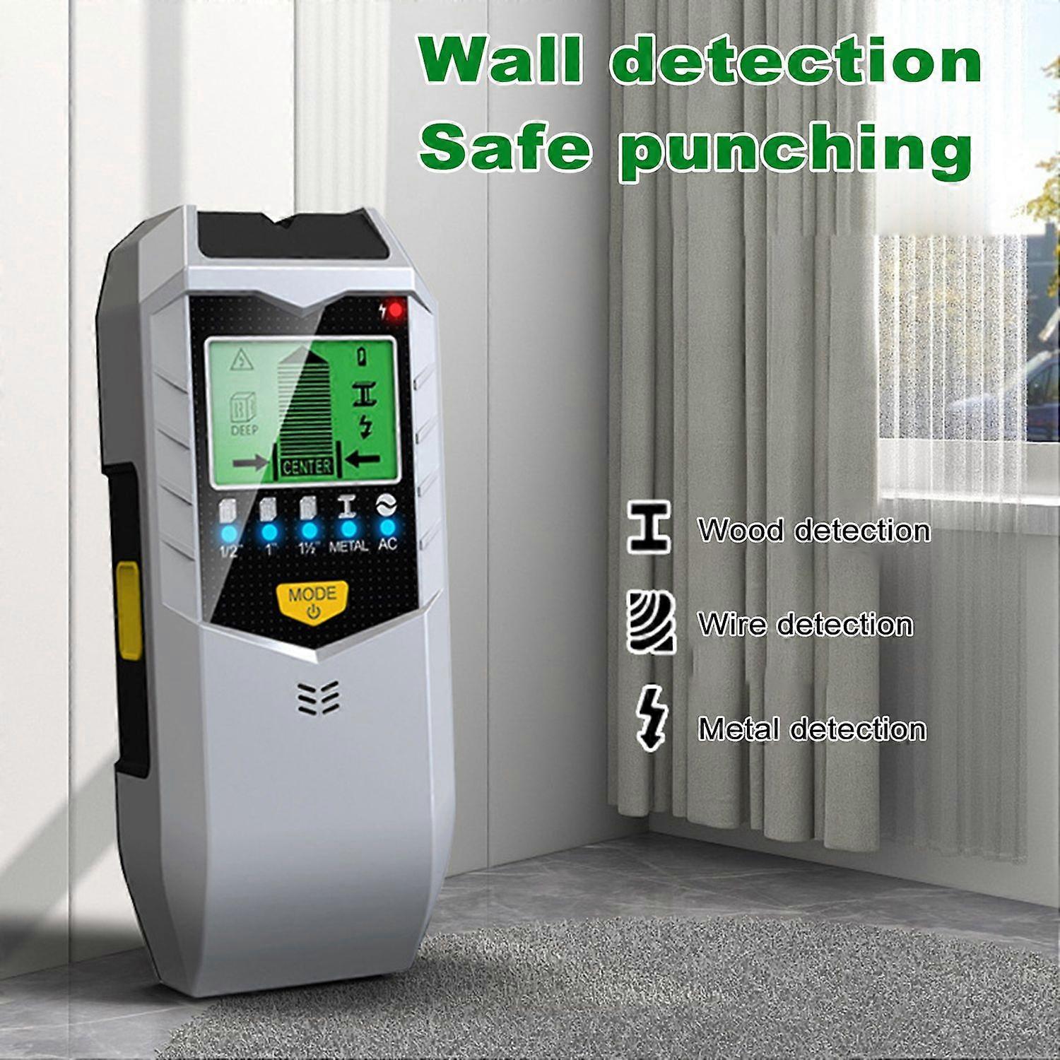 Stud Finder Wall Scanner 5 in 1 Electronic Stud Detector with HD LCD Display Used for Detecting Wood