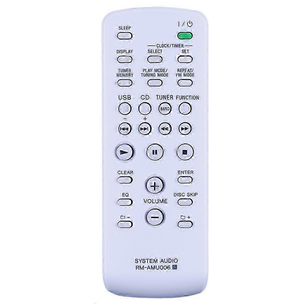 RM-AMU006 Remote Replacement for Sony Mini Hi-Fi System FST-ZUX9 LBT-ZUX9