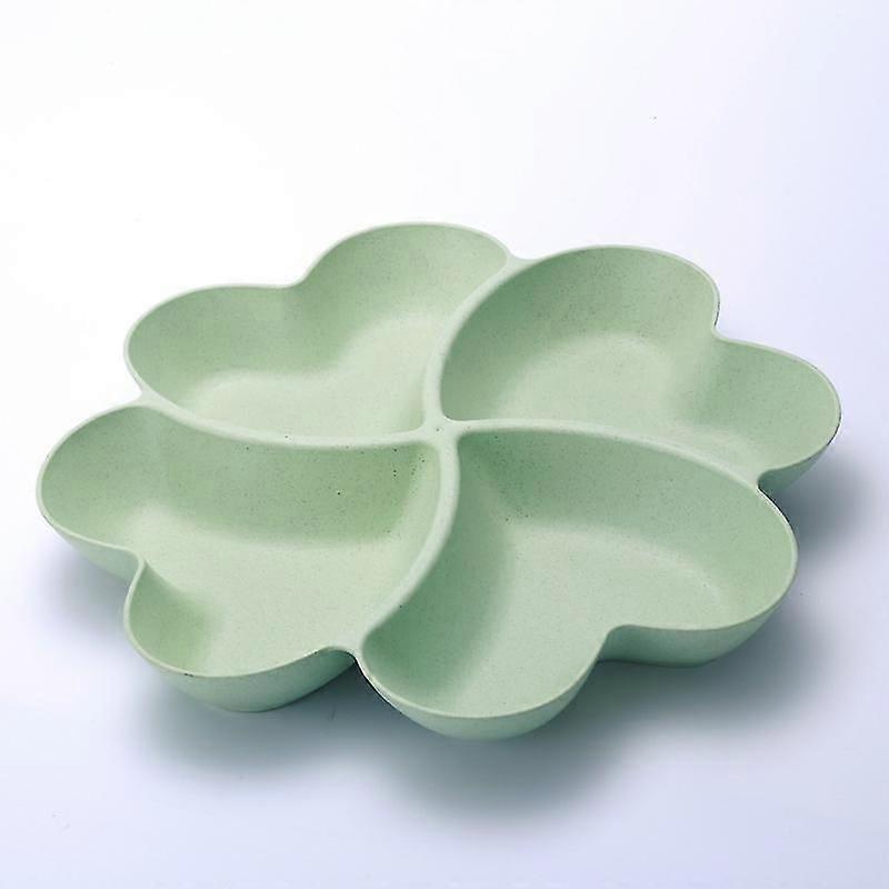 Heart-Shaped Fruit Platter, Creative Plate / Storage Box, Durable and Beautiful Appearance, Easy To Clean, Color: Blue
