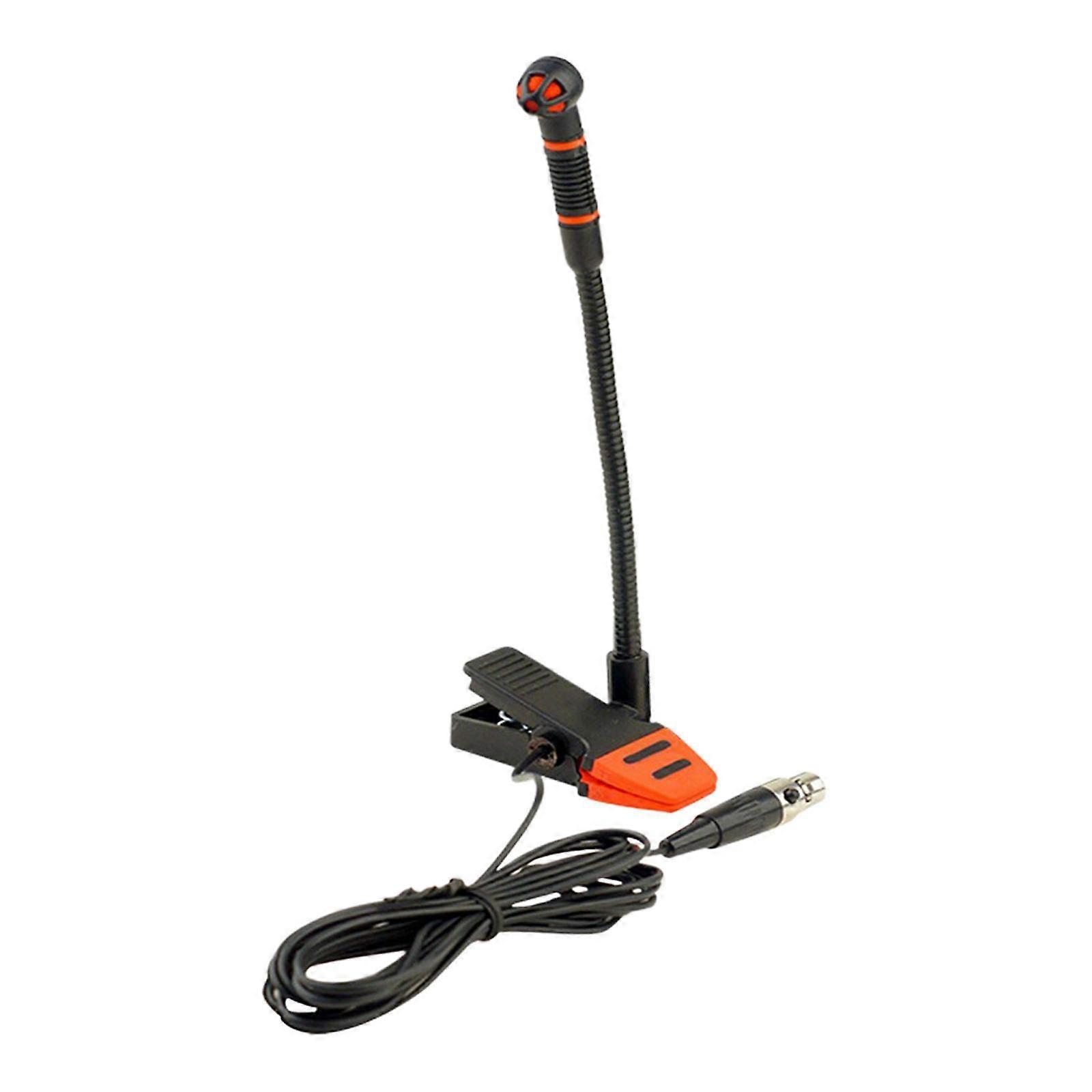 Gooseneck Mic Voice Recording Live Show for Sax Trumpet Wind Instruments