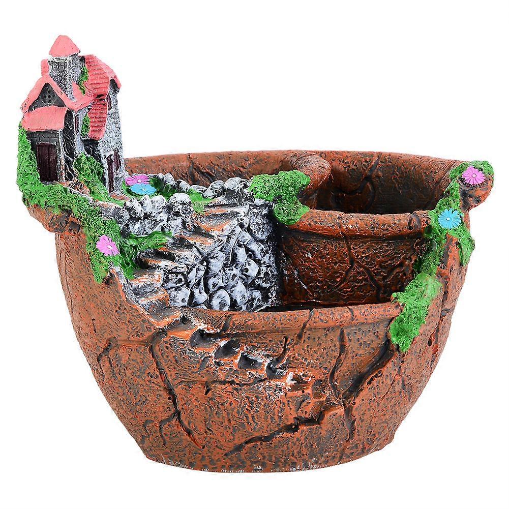 1 PCS Resin Succulent Plant Container Flower Pot Planter Garden