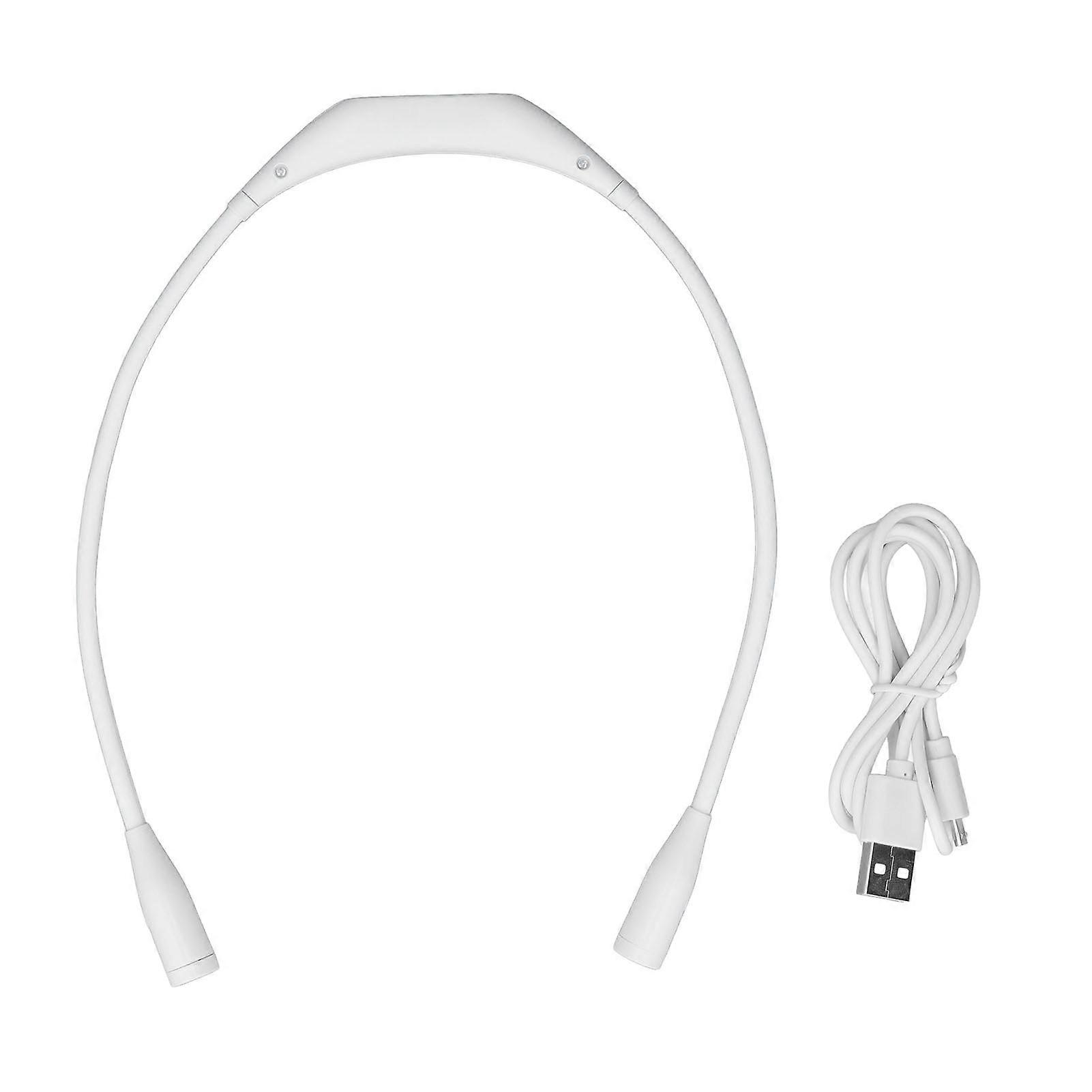 USB - Rechargeable Neck Light with 3 Brightness Levels and 360° Flexibility for Running and Repairing