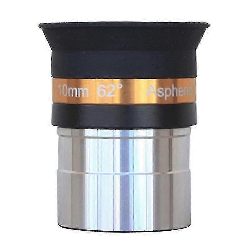 1.25" 62 Degrees 10mm Eyepiece Lens Aspheric Wide Angle High Definition FP