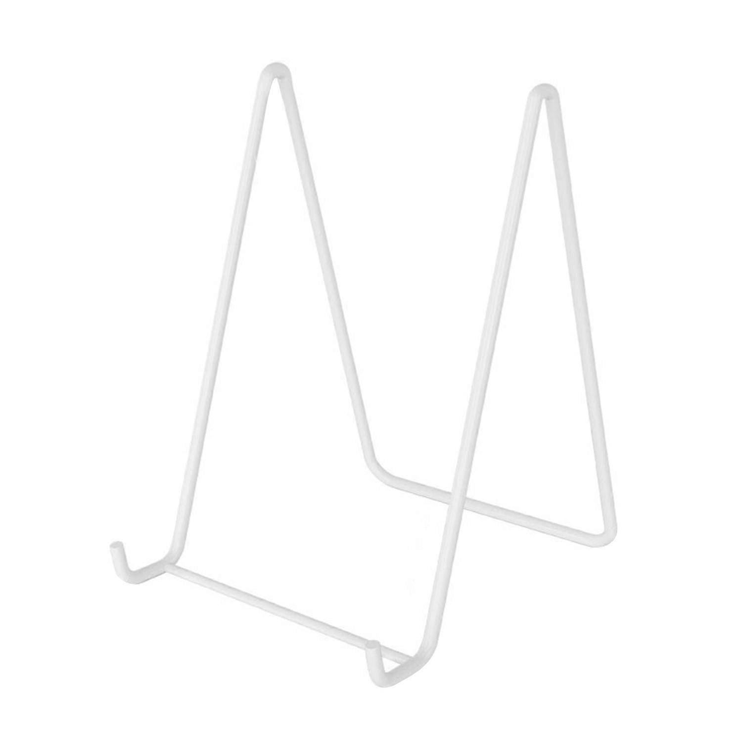 Metal Storage Rack Photo Frame Display Holder High Stability Triangular Design Not Easily Deformed