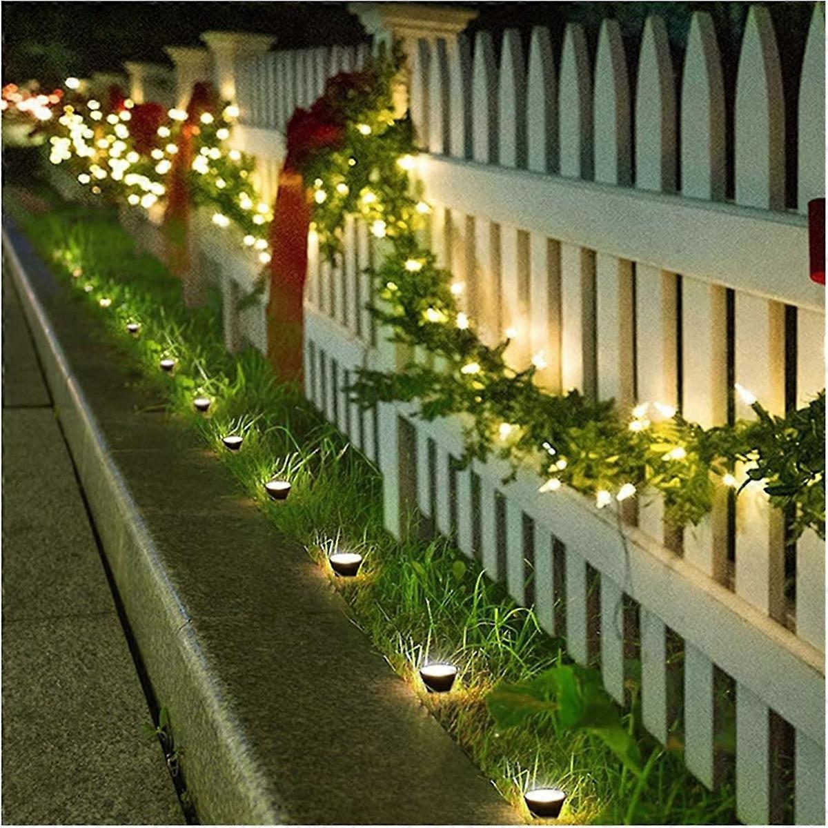 Solar Powered Small Speaker Ground Light Outdoor Path Light