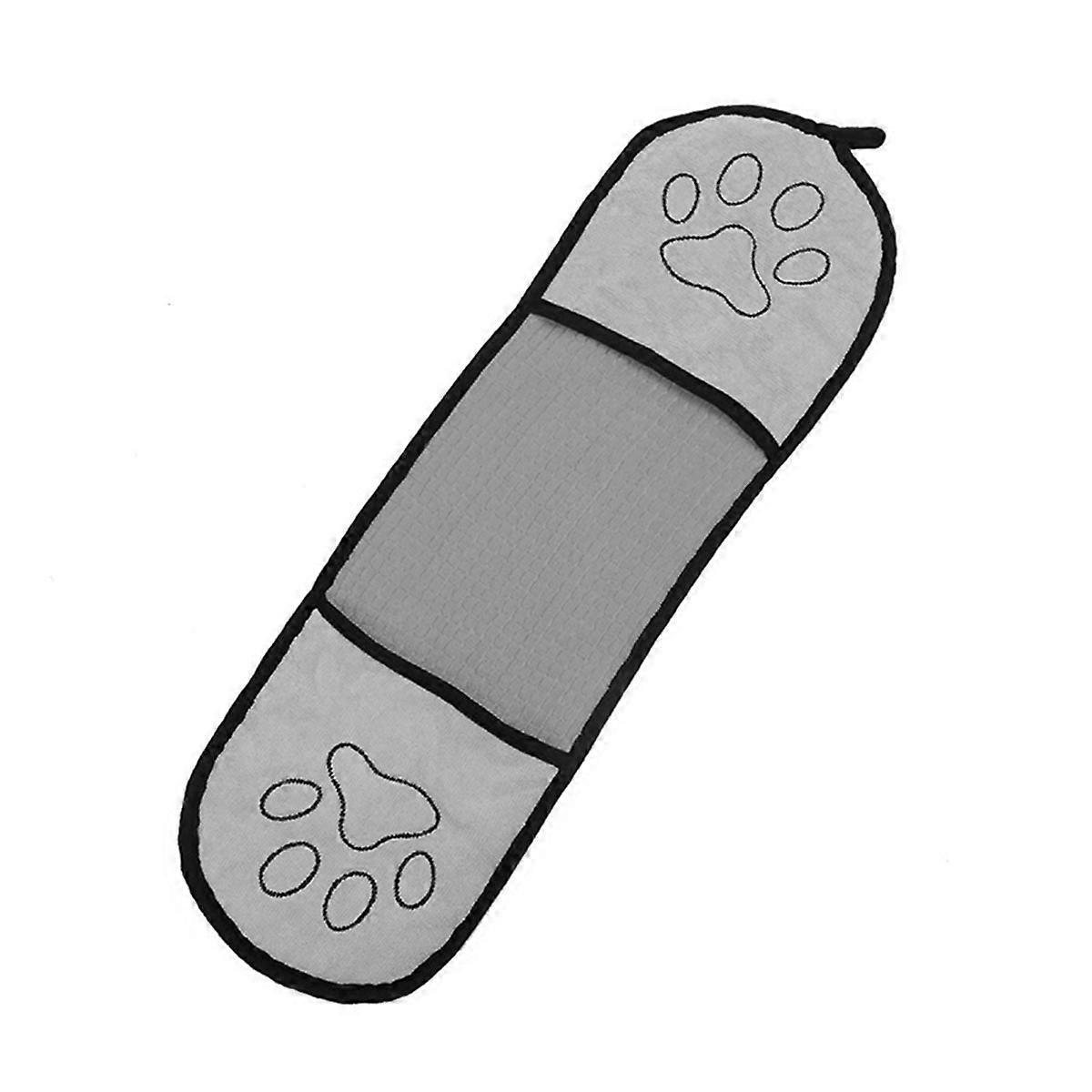 Fast-Drying Pet Towel for Dogs and Cats - 62x23cm Gray