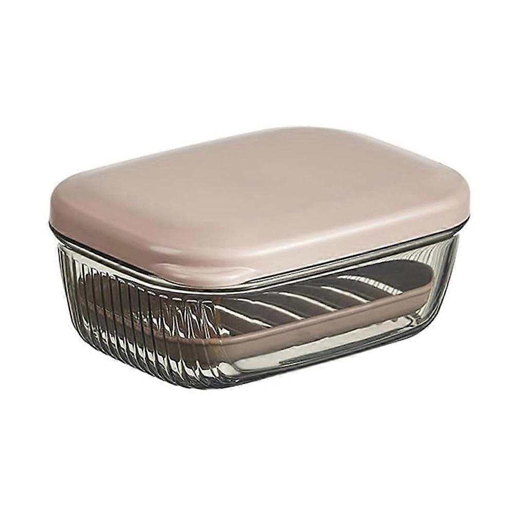 Travel Soap Case with Drainage, Leakproof Soap Holder for Home & Travel, Compact and ,