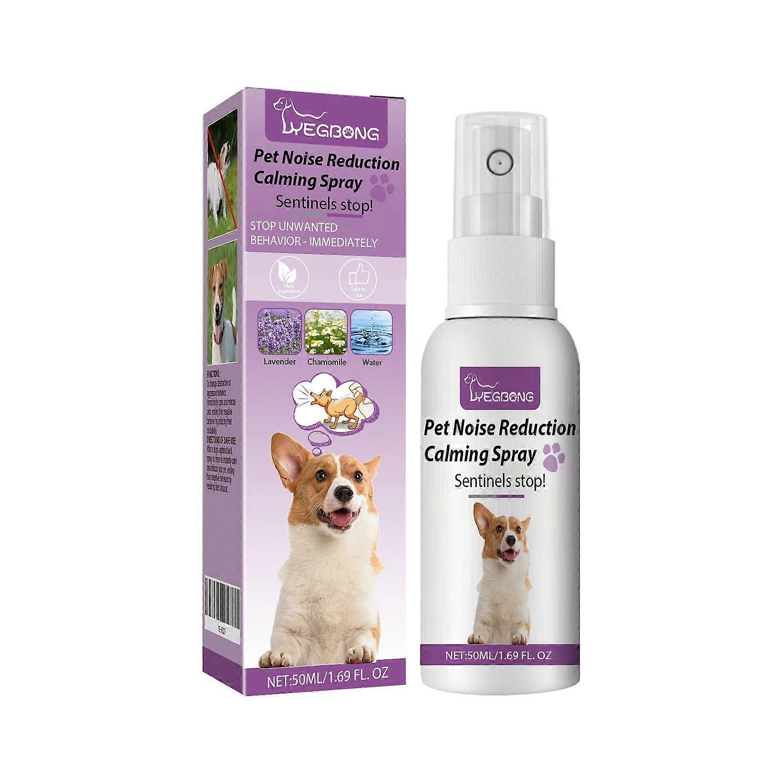 Yegbong Pet Noise Reduction Spray Soothing Pet Calm Mood Prevent Stress Reduce Pet Noise Spray