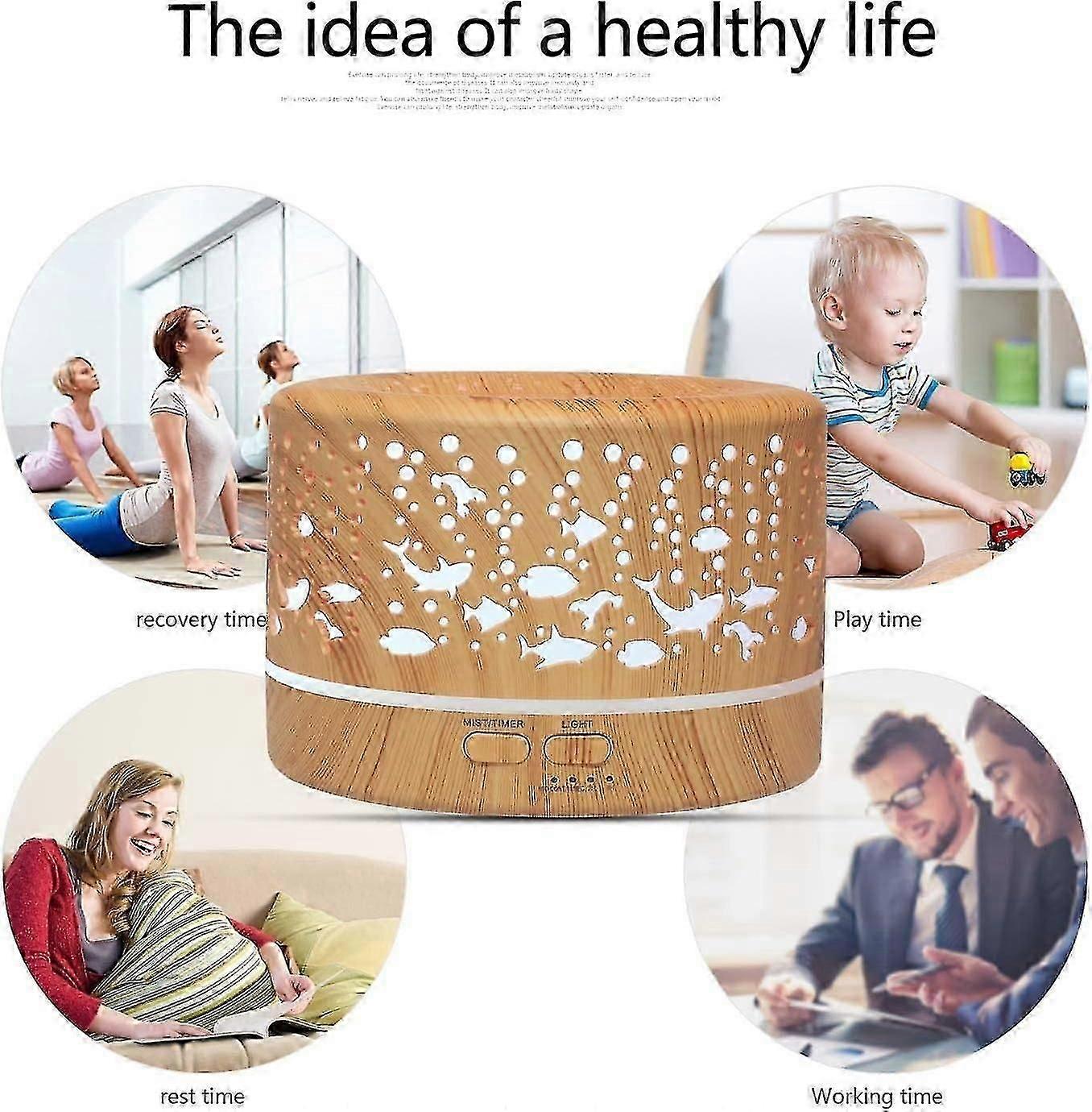 Aromatherapy Diffuser, Air Humidifier with Timer