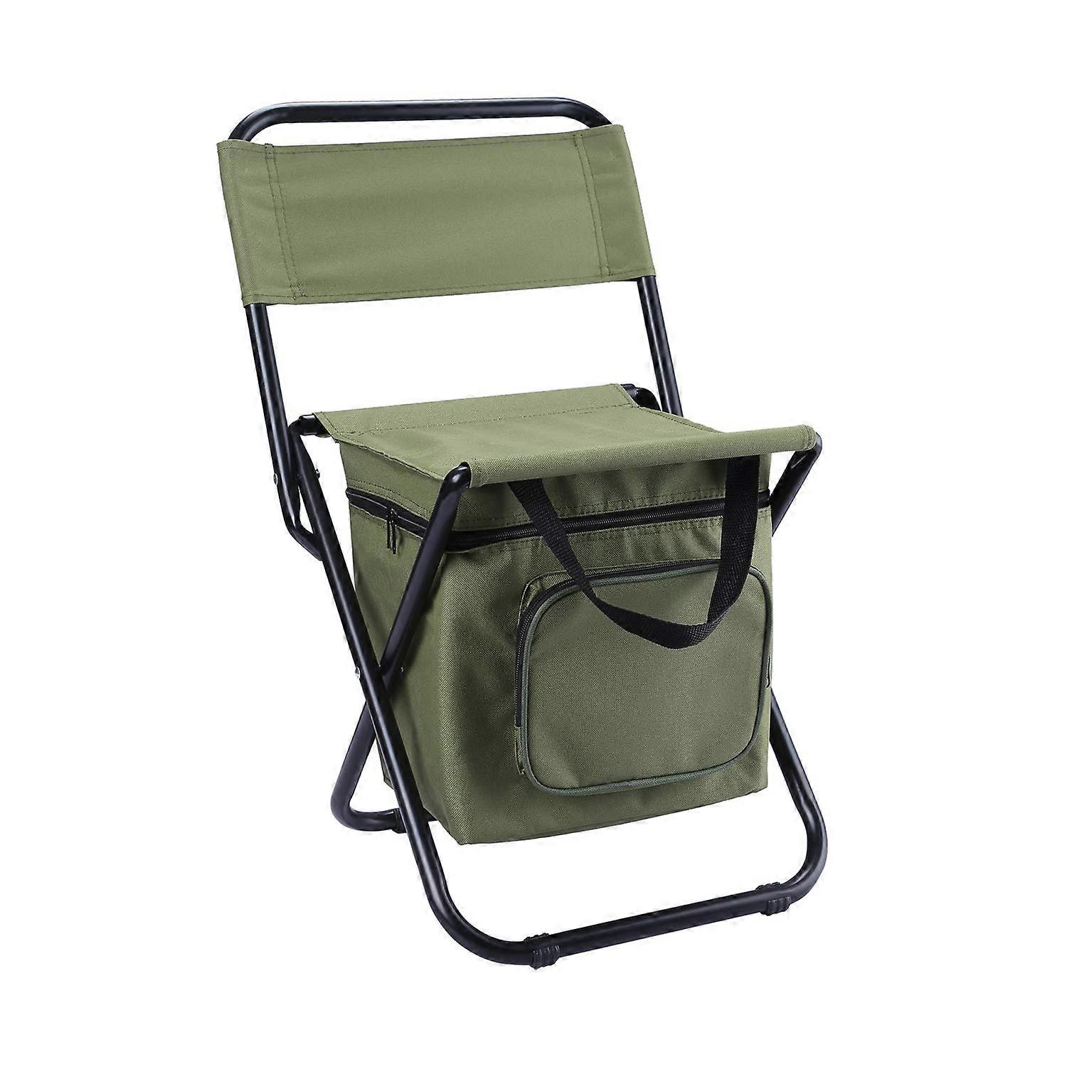 Foldable Compact Fishing Chair for Outdoor Use, Lightweight Portable Design, Durable Material, Easy Storage