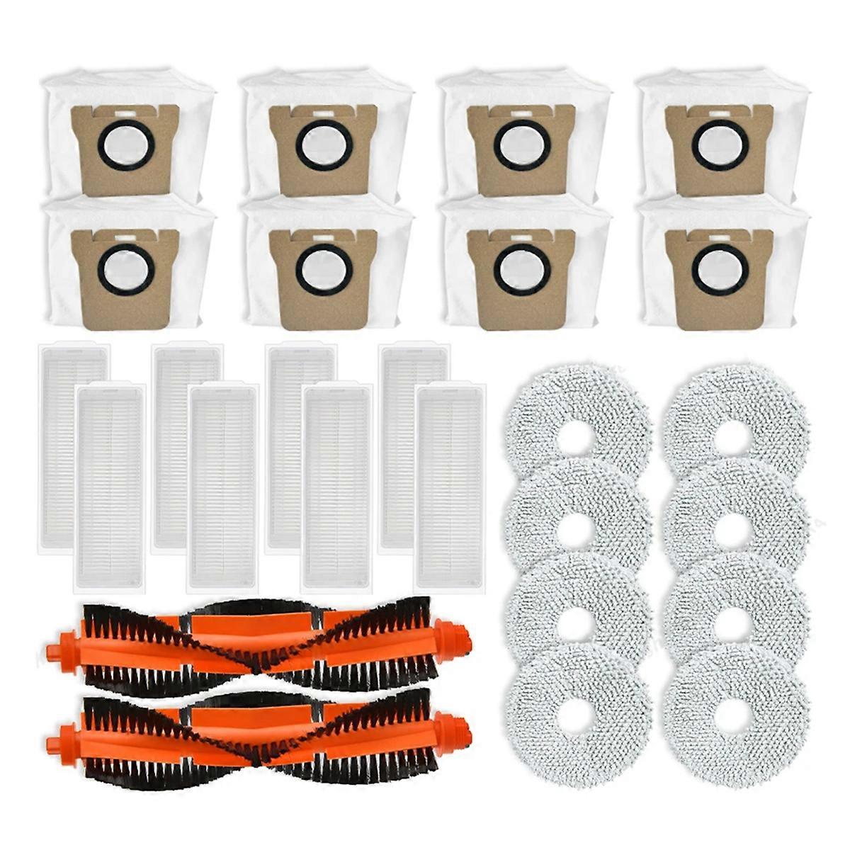 For M30 Pro Roller Main Brush Filter Mop Cloth Dust Bag