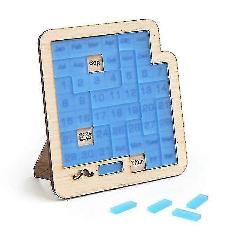 Calendario Giornaliero Puzzle Calendario In Legno Giocare Un Puzzle Diverso Per Visualizzare La Data Difficile Jigsaw Tw