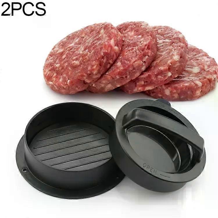 Hamburger Meat Press Tool-2 Pack Patty Maker Mold,Black