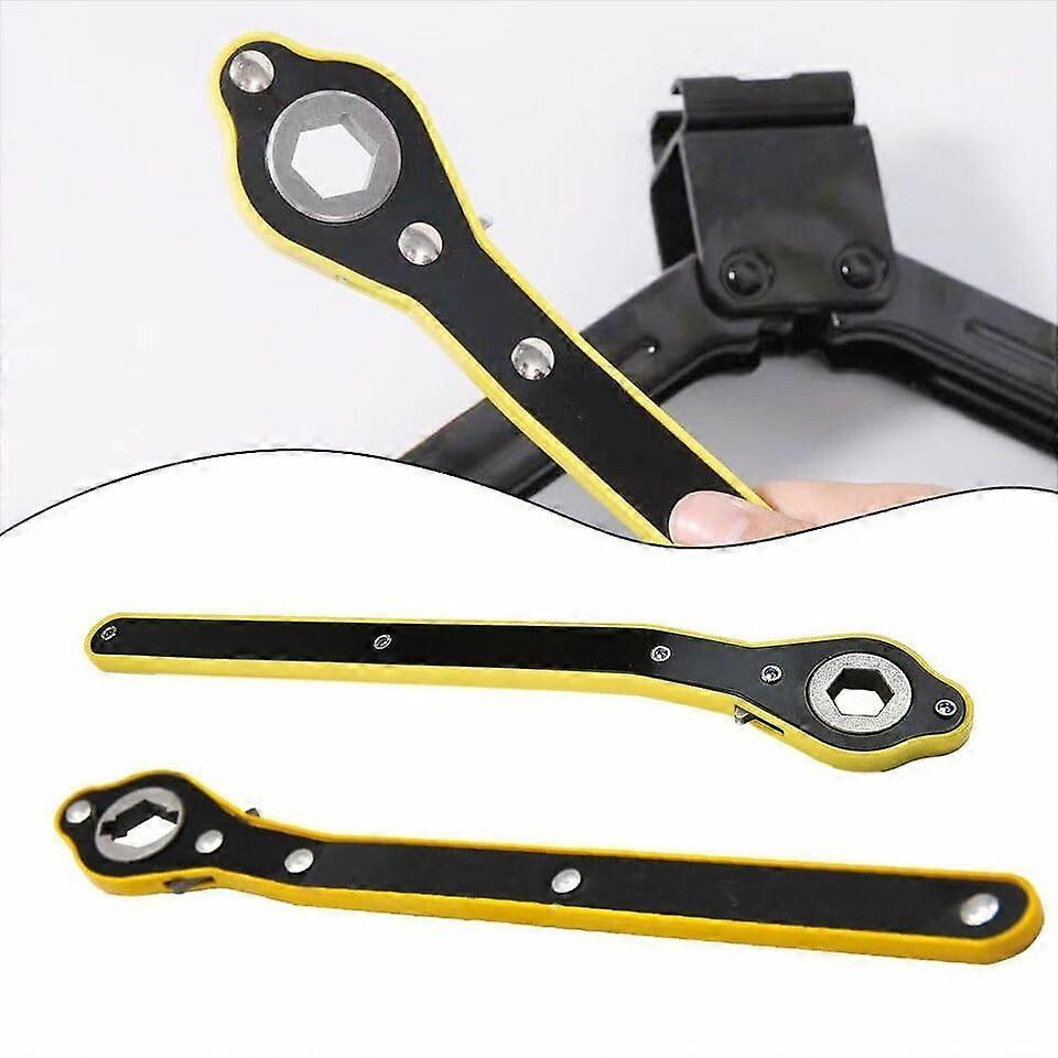 Car Labor-Saving Ratchet Wrench Universal Lug Nut Tool Tire And Wheel Wrench Ergonomic Grip Handle Garage Tool
