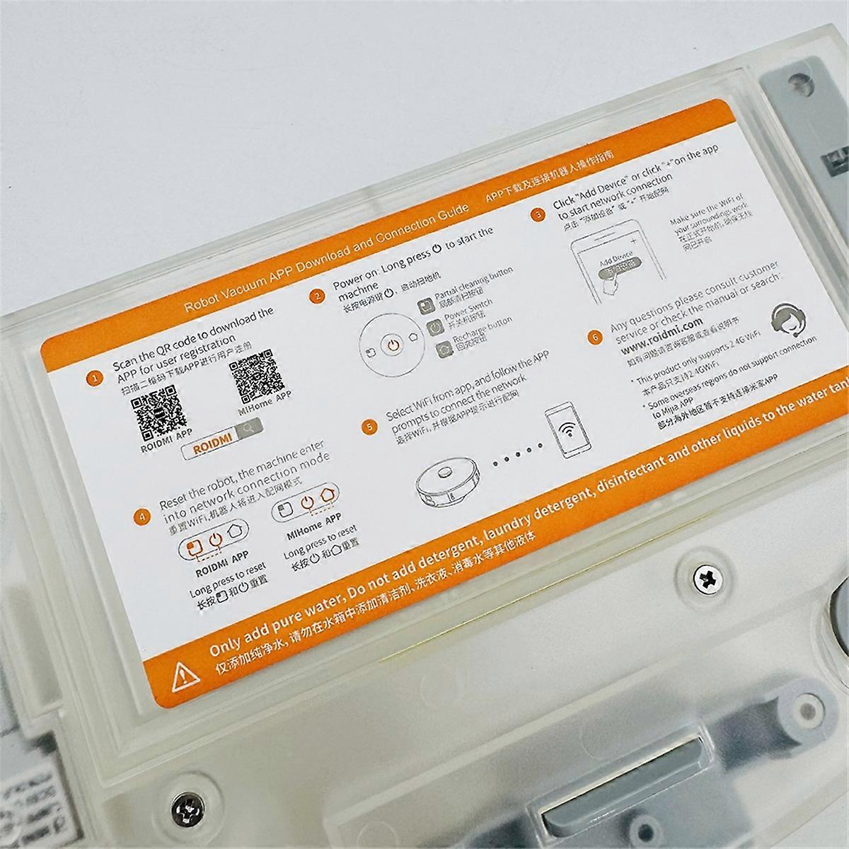 For ROIDMI EVE Plus / H40 Robot Vacuum Cleaner Spare Parts Electric Control Dust Collection Box Wate