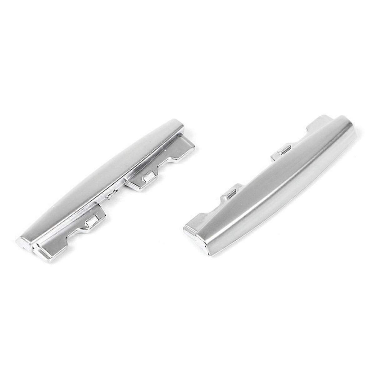 2 Pcs Air Conditioner Air Vent Paddle Bright Strip Vent Slide Parts for BMW X5 X6 F15 F85 F16