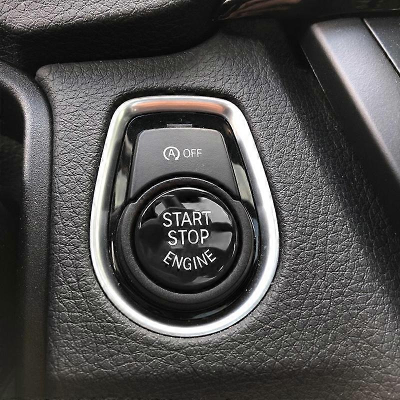 Car Engine Start Key Push Button Cover for BMW G / F Chassis, with Start and Stop